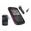 FuZion Purple Black 2 Part Case LCD Protector In Car Charger - BlackBerry 9700 Bold 9780 Onyx