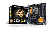 Gigabyte GA-Z97M-D3H Socket LGA 1150 VGA DVI HDMI 8 Channel Audio mATX Motherboard