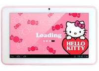 Hello Kitty Tablet PC,  ARM 1.2GHz,  512MB RAM,  4GB Flash,  7" Touch,  Wifi,  Dual Camera,  Android 4.1 JB