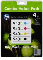 HP 940XL Combo 4 Pack Ink Cartridges - C2N93AE