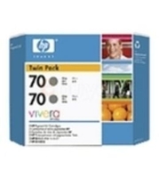 Hp No 70 Ink Cart/grey 2pk 130 Ml Each