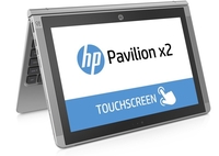 HP Pavilion x2 10-n107na Convertible Laptop,  Intel Atom Z8300 1.44GHz,  2GB RAM,  1TB HDD,  32GB eMMC,  10.1" IPS Touch,  No-DVD,  Intel HD,  Webcam,  Bluetooth,  Windows 10 Home 64bit