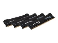 HyperX Savage 16GB Kit* (4x4GB) - DDR4 2400MHz Intel XMP CL12 DIMM Memory