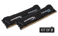 HyperX Savage Black 8GB Kit DDR4 2666MHz Memory (2x4GB)