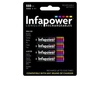 INFAPOWER AAA 550MAH NI-MH Rechargeable Batteries (4-Pack) B009