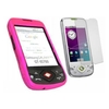 iT ALKonline 13630 Pink Hybrid Case + Screen Protector & Cleaning Cloth - Samsung i5 700 Galaxy Lite.