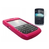 iT ALKonline 4324 Hybrid Case + Screen protector and Cleaning Cloth for Black Berry 8900 Curve -Pink.