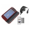 iTALKonline Red SnapGuard Case LCD Screen Protector Mains Charger - Nokia N97