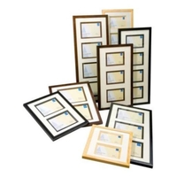 Kenro Amb1318m/3 Ambassador 7x5 3 Aperture Dark Oak Photo Frame