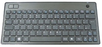 Keysonic Slim Mini Wireless Media HTPC Keyboard - 2.4Ghz with Trackball