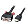 Lindy 5m Hdmi To Dvi-d Cable Black