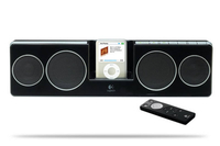 Logitech Pure-Fi Anywhere 2 Portable speakers with digital player dock for iPod - black