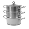 Morphy Richards 18cm 3 Tier Steamer (S/S)