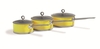Morphy Richards Pan Set 3pc (Yellow)