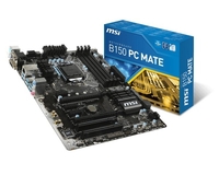MSI B150 PC MATE Socket LGA 1151 VGA DVI-D HDMI 7.1-Channel HD Audio ATX Motherboard