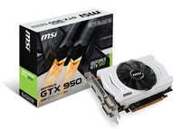 MSI GTX 950 OC 2GB GDDR5 Dual DVI HDMI DisplayPort PCI-E Graphics Card