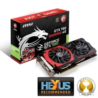 MSI GTX 980 Gaming 4GB GDDR5 Dual Link DVI-I HDMI DisplayPort PCI-E Graphics Card