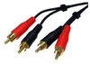 Newlink 2 RCA to 2RCA Gold (Black) 0.5m