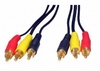 Newlink 3x RCA Plugs - 3x RCA Plugs 20m