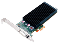 NVS 300/Pci-Express x1 Low Profile 512MB GDDR3 64bit memory with DMS59 connector giving dual VGA outputs