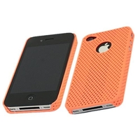 Orange Soft NET Case Apple iPhone 4