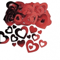 Party - Red Heart Die-Cut Metallic - Amscan