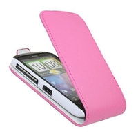 Pink FlipMatic Easy Clip On Vertical Pouch Case - HTC Desire