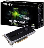 PNY Quadro 4000 2GB GDDR5 Dual Link DVI Dual DisplayPort PCI-E Graphics Card