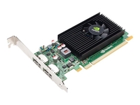 PNY Quadro NVS310 PCI-Express x16 512Mb GDDR3 64bit Low Profile card,  ships with full height and LP brackets in box, support 2x DVI outputs - ships with 2xDP-DVI-SL adapters