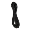 Powercool 45cm 8-pin male to 8-pin female 8-Pin PCI-E VGA Extension Braided Cable Black