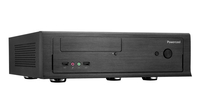 Powercool HTPC-200 Aluminium HTPC Desktop Case Black Interior 2 x 6CM Fan
