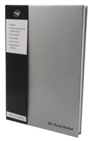 Pukka A5 Ruled Case Bnd Book Sil And Blk - 5 Pack