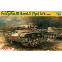 Pz.Kpfw.111 Ausf.J (Tp) Early Production 1:35 Scale 6543 - Model Kits - Dragon