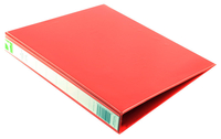 Q CONNECT PRES BINDER 4DRING 25MM RED