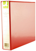 Q CONNECT PRES BINDER 4DRING 40MM RED