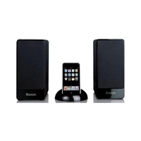 Ravon iPod/iPhone Hifi Dock with 16W Output & Full Feature Remote Control - Black.