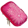 Rivacase Riva 7022 PU Digital Camera Case Crimson Pink/Flowers.