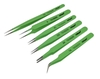 Rolson 6pc Epoxy Coated Tweezers