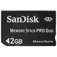 SanDisk 2gb Memory Stick Pro Duo Card