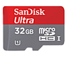 SanDisk 32GB Android Ultra microSDHC Class 10 Card with microSDHC to SD Adapter