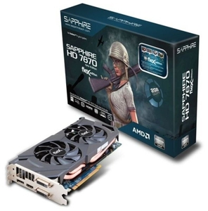 Sapphire HD 7870 FleX GHZ Edition 2GB GDDR5 Dual DVI HDMI DisplayPort PCI-E Graphics Card