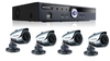 Securix SME4 B12 (500GB) CCTV Kit Comprising a 4 Channel DVR System with 4 x 420TVL Bullet Cameras and Smartphone Access