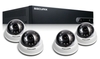 Securix SML4 (500GB) CCTV Kit Comprising a 4 Channel DVR System with 4 x 420TVL Dome Cameras