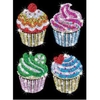 Sequin Art Cupcakes