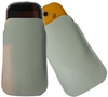 Sheepskin Leather SlipSLEEVE Carry Case White - Samsung Galaxy S i9000