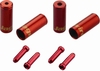 Single Bike Kit Red For Braided Casing