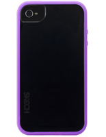 Skech Glow Case For iPhone 4/4S - Black/Purple