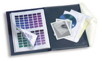 SNOPAKE POLYFILE DISP BK A4 20PCKT BLU