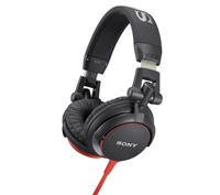 Sony Foldable Headphones With 40mm Driver Unit Neodymium Magnet And 1.2m Cord - Red