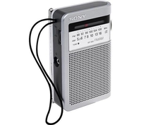 Sony Icfs22 Portable Handheld Personal Radio - Silver